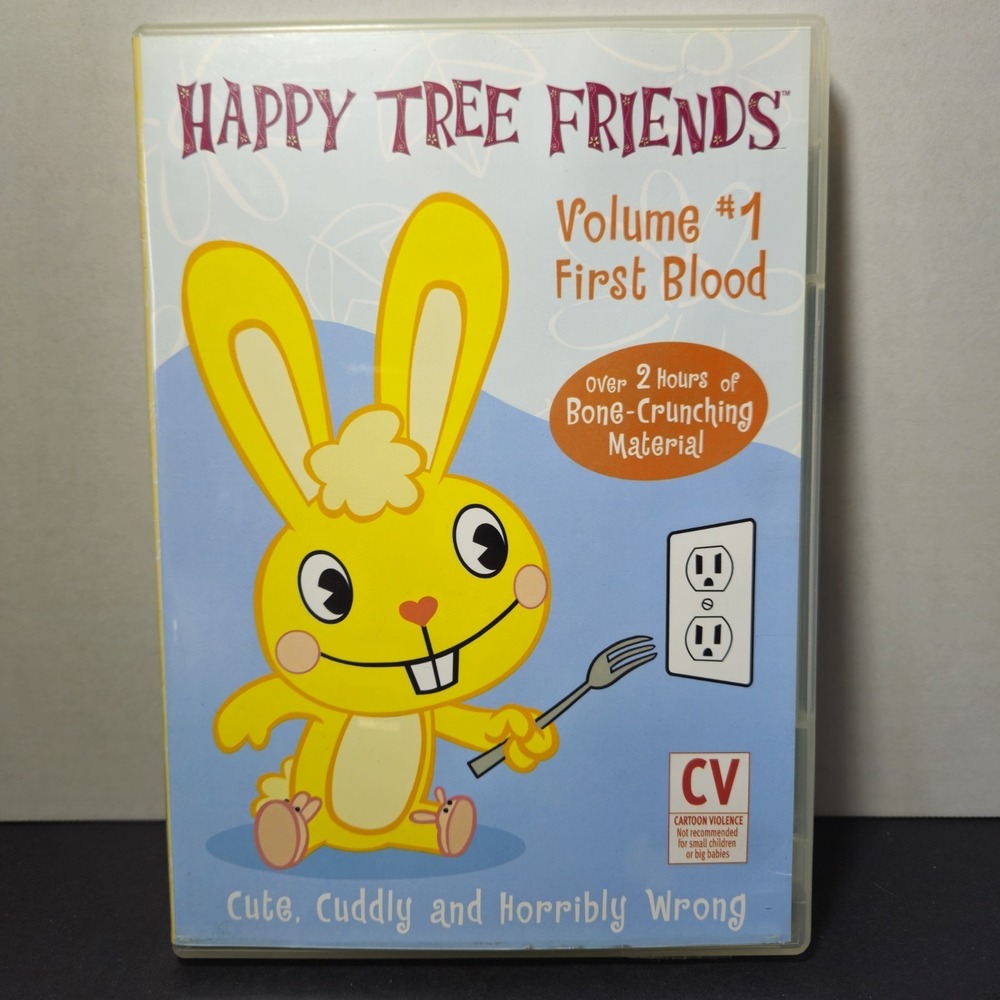 Happy Tree Friends - Volume 1: First Blood (DVD, 2003) Horror Cartoon